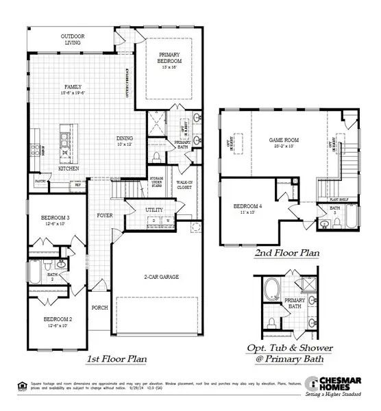 2D floor plan layout of this home in Prominence – Now Selling, San Antonio, TX (Image 3). 2D floor plan layout of this home in Prominence – Now Selling, San Antonio, TX (Image 3).