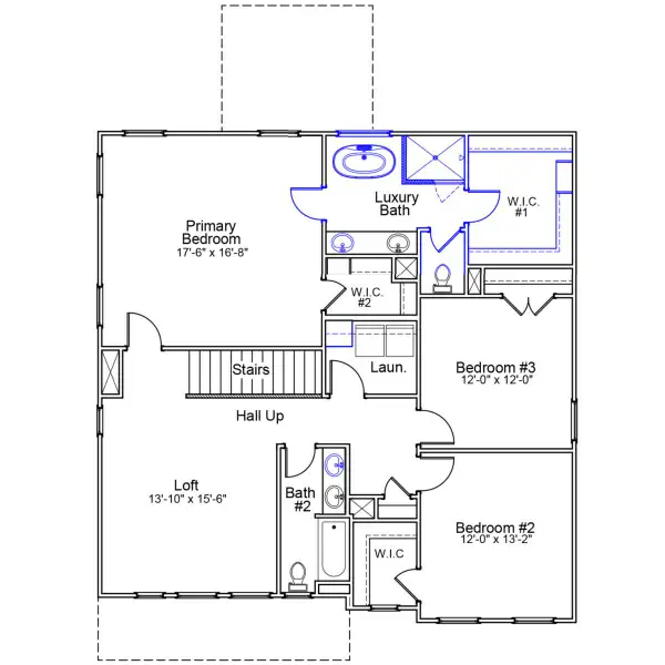 2D floor plan layout of this home in Rogers Spring, Graham, NC (Image 4).