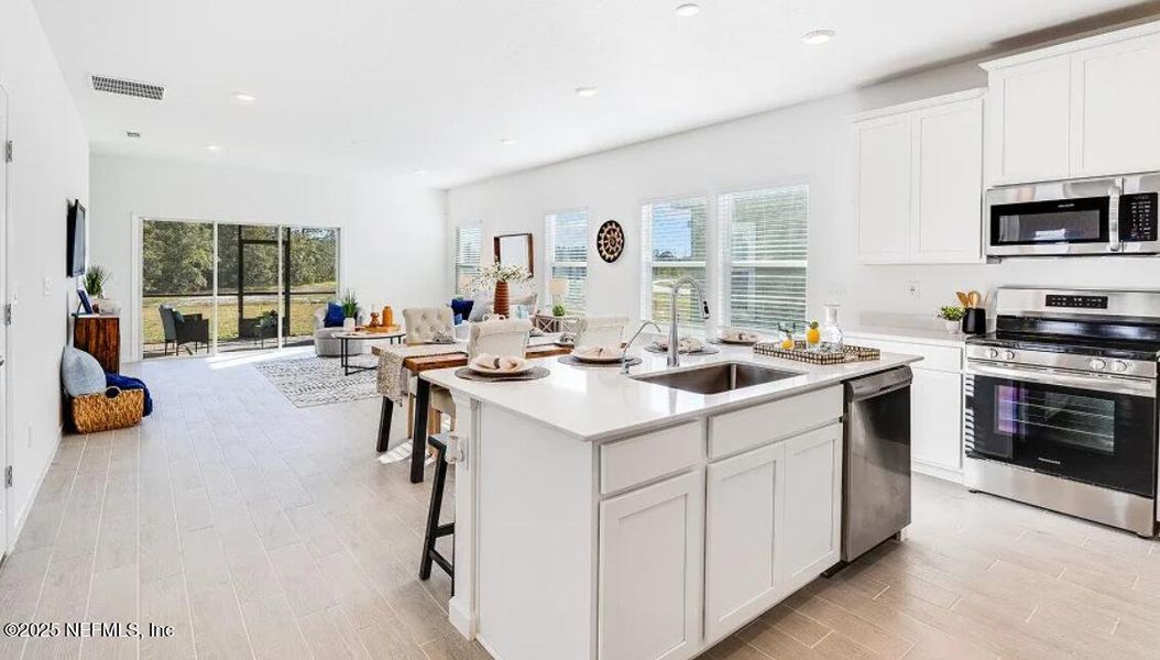 Furnished interior view inside a new home in , Green Cove Springs (Image 6).