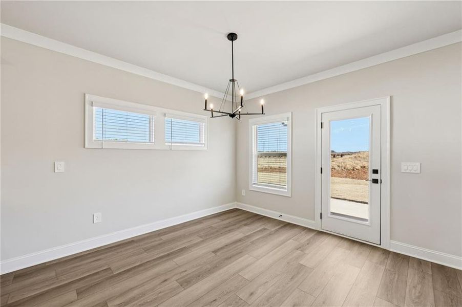 Spacious, unfurnished interior of a new home in River Pointe, Monroe (Image 24).