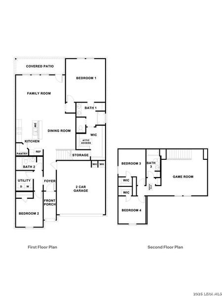 2D floor plan layout of this home in Mayfair, New Braunfels, TX (Image 2). 2D floor plan layout of this home in Mayfair, New Braunfels, TX (Image 2).