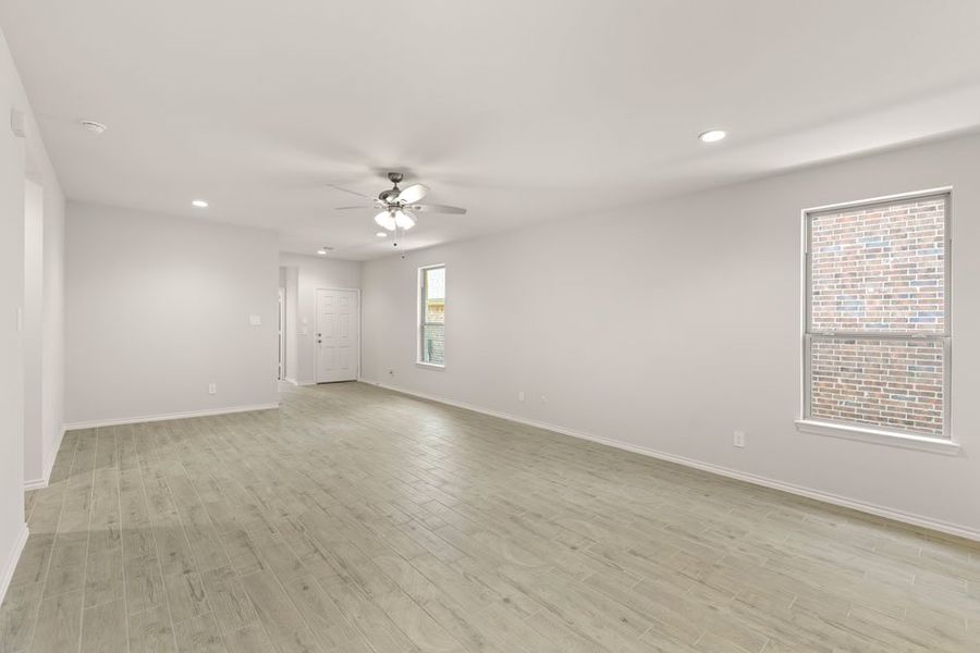 Representative exterior photo of a completed home built from the Mesquite by Impression Homes in Bryant Farms, Melissa, TX (Image 9). Representative exterior photo of a completed home built from the Mesquite by Impression Homes in Bryant Farms, Melissa, TX (Image 9).