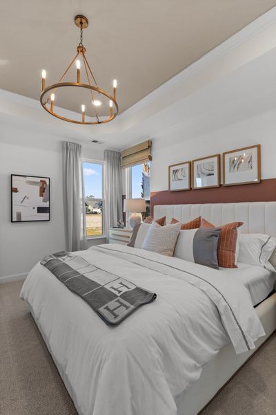 Representative furnished interior of a home built from the The Shorebreak by Chesapeake Homes in Terrapin, Leland (Image 50).