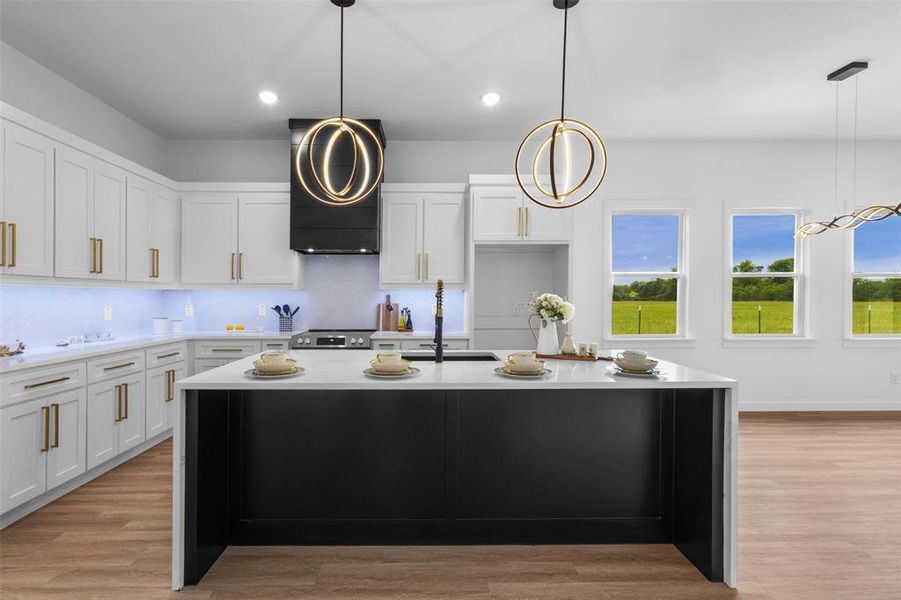 Furnished interior view inside a new home in , Quinlan (Image 18).