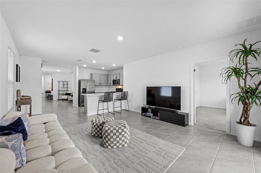 Furnished interior view inside a new home in Northwater at Two Rivers, Zephyrhills (Image 11).
