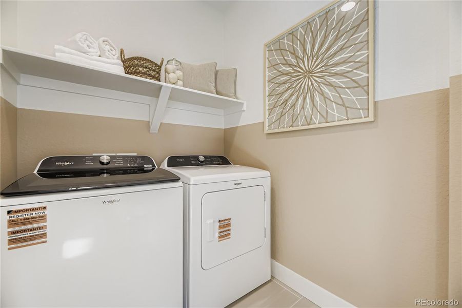 Laundry with appliances