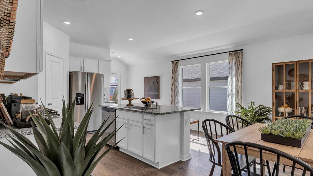 Furnished interior view inside a new home in Prairie Lakes, Buda (Image 15).