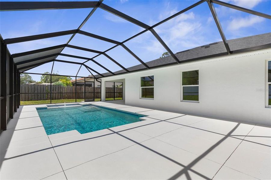 Exterior details and patio area of a home in , Palm Coast (Image 37). Exterior details and patio area of a home in , Palm Coast (Image 37).