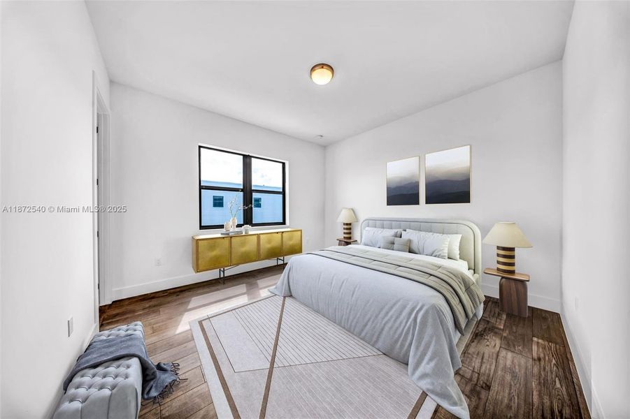 Furnished interior view inside a new home in , Weston (Image 38).