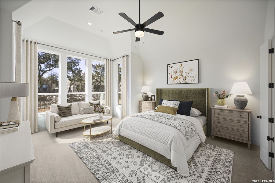 Furnished interior view inside a new home in La Cima, San Marcos (Image 13).