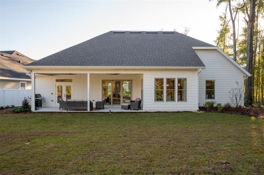 Exterior details and patio area of a home in , Newberry (Image 22). Exterior details and patio area of a home in , Newberry (Image 22).