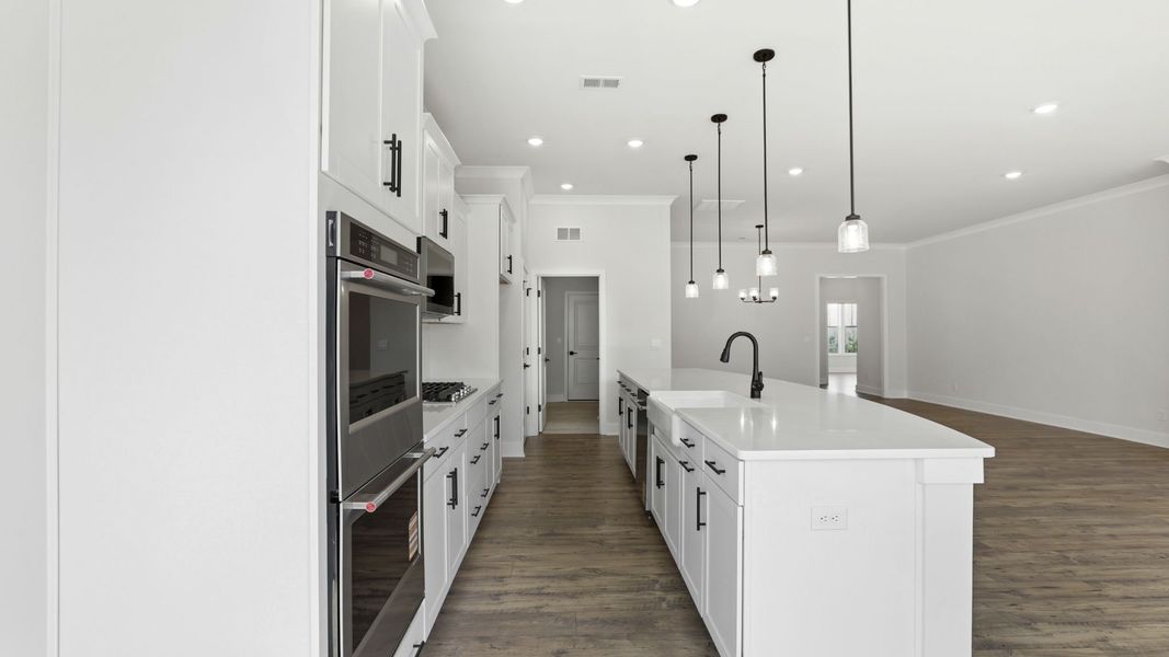Furnished interior view inside a new home in Cottonwood Ridge, Piedmont (Image 7).