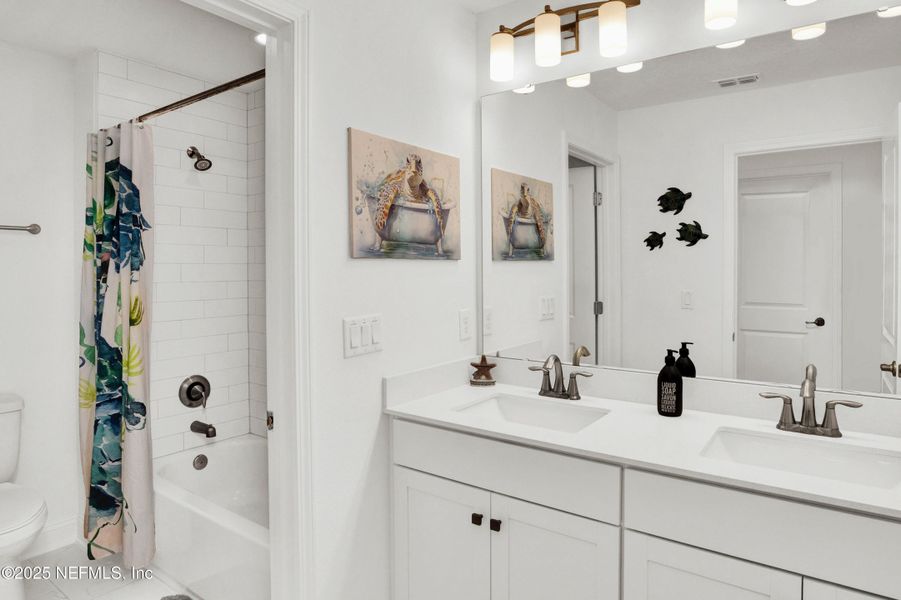 Furnished interior view inside a new home in Seaside Vista, St. Augustine (Image 6). Furnished interior view inside a new home in Seaside Vista, St. Augustine (Image 6).