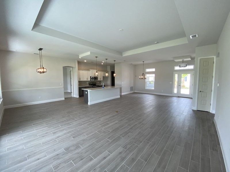 Representative unfurnished interior of a home built from the Oakmont by Paytas Homes in The Reserve at Victoria, Deland (Image 12).