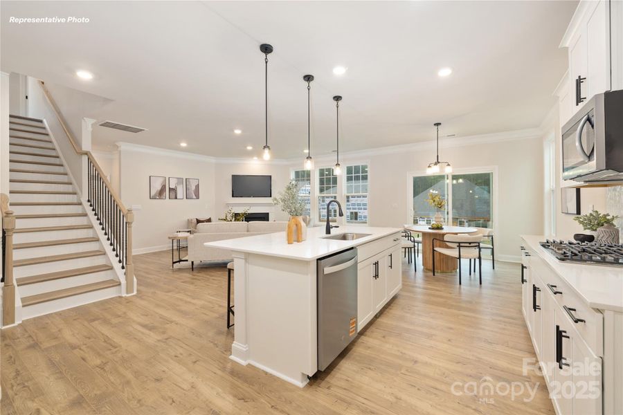 Furnished interior view inside a new home in Oak Grove Hill, Huntersville (Image 28).