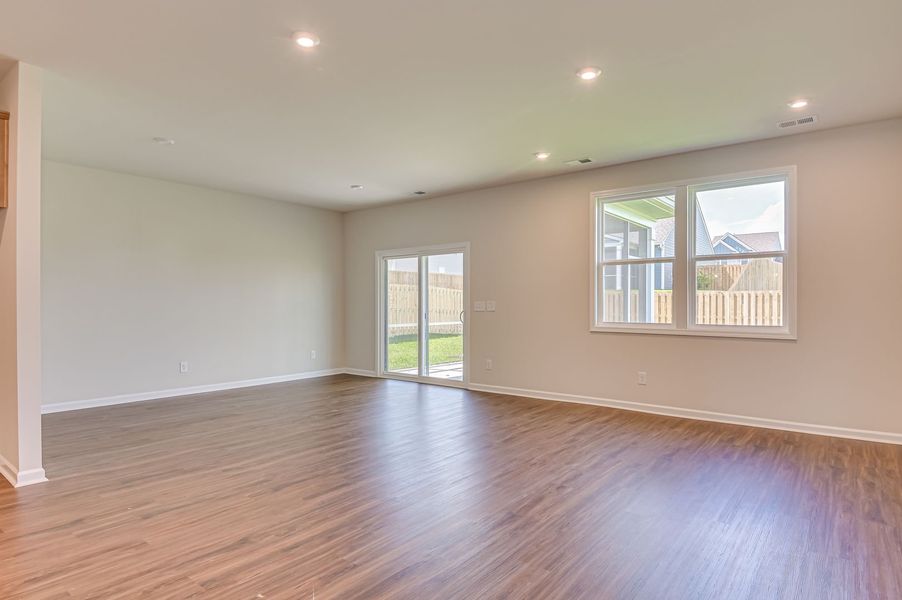 Spacious, unfurnished interior of a new home in The Beacon at Old Peachtree Single Family Homes, Lawrenceville (Image 380).