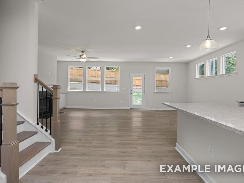 Spacious, unfurnished interior of a new home in Wendell Ridge, Wendell (Image 13).