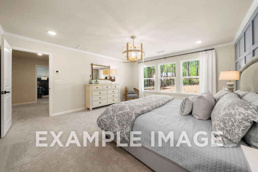 Representative furnished interior of a home built from the The Hickory B by Davidson Homes LLC in Cedar Farms, Winder (Image 30).
