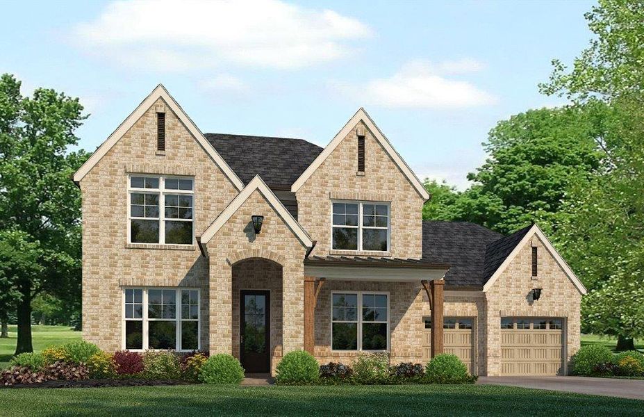 Representative exterior photo of a completed home built from the Worthington by Grant & Co in White Oak, Arlington, TN (Image 21).