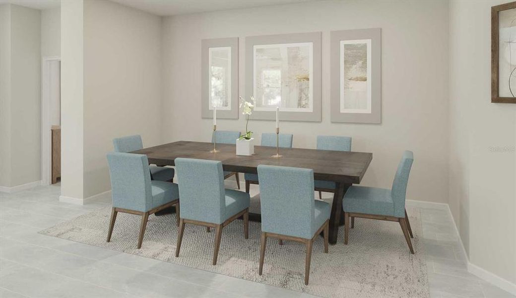 Furnished interior view inside a new home in , Orlando (Image 3). Furnished interior view inside a new home in , Orlando (Image 3).