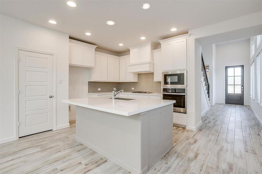 Furnished interior view inside a new home in Prairie Oaks, Oak Point (Image 13).