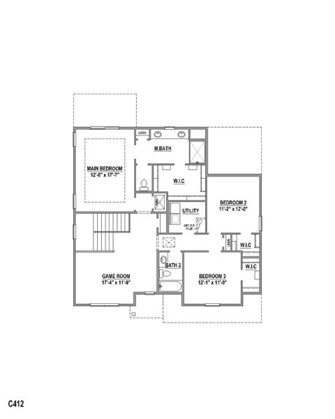 Plan C412 2nd Floor