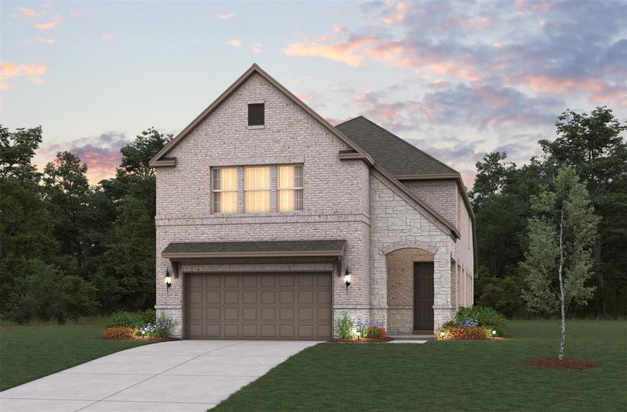 Beazer Homes Saratoga Sage Floorplan.