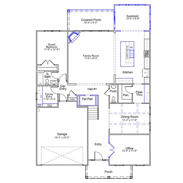 2D floor plan layout of this home in Arcadia, Myrtle Beach, SC (Image 3).
