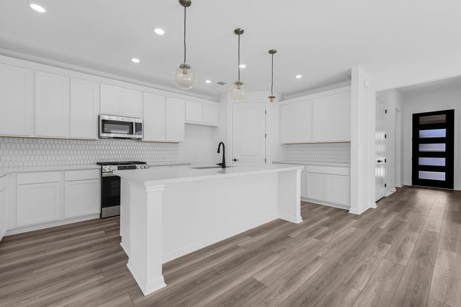 Furnished interior view inside a new home in Nolina 45s, Georgetown (Image 5).