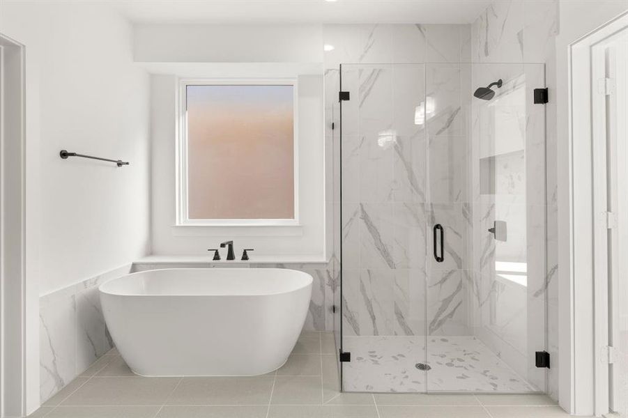 Furnished interior view inside a new home in Valencia on The Lake, Little Elm (Image 11).