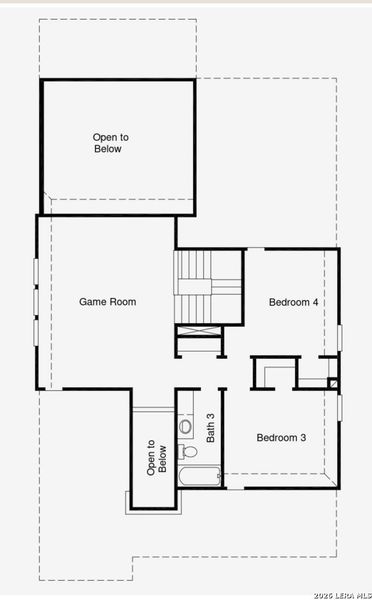 2D floor plan layout of this home in Davis Ranch, San Antonio, TX (Image 3). 2D floor plan layout of this home in Davis Ranch, San Antonio, TX (Image 3).