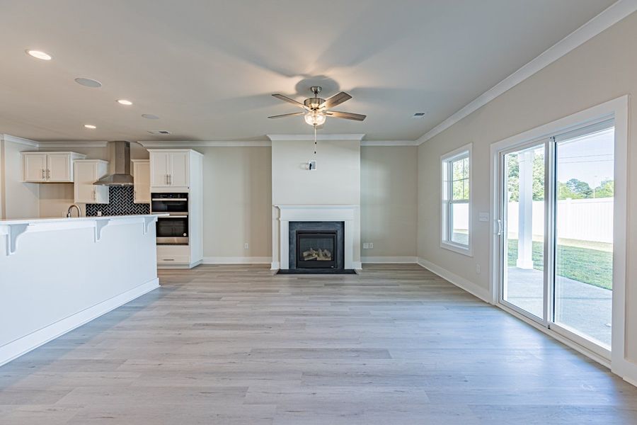 Representative unfurnished interior of a home built from the Barnard II by Great Southern Homes in Shady Grove, Conway (Image 25).