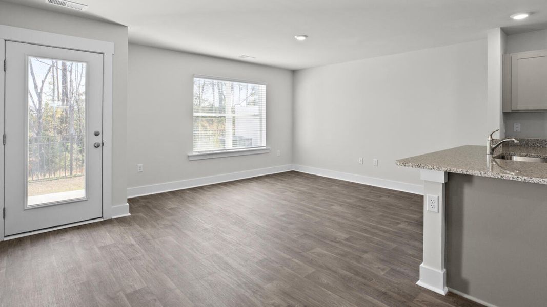Spacious, unfurnished interior of a new home in Waterside Townhomes, Surf City (Image 14). Spacious, unfurnished interior of a new home in Waterside Townhomes, Surf City (Image 14).