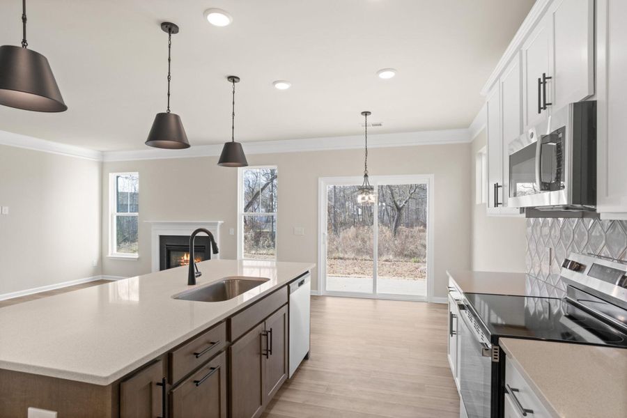 Furnished interior view inside a new home in Greenrich Mill, Simpsonville (Image 10).