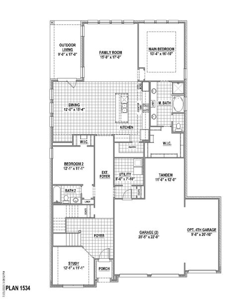 Plan 1534 1st Floor (3C) Plan 1534 1st Floor (3C)
