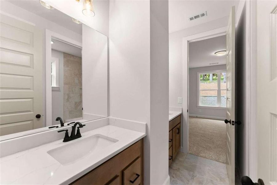 Furnished interior view inside a new home in , Clarkesville (Image 5).