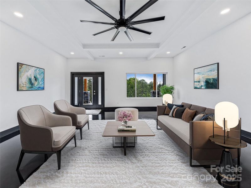 Furnished interior view inside a new home in , Mills River (Image 8).