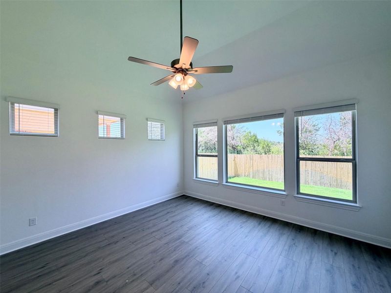 Spacious, unfurnished interior of a new home in Retreat at San Gabriel, Georgetown (Image 13).