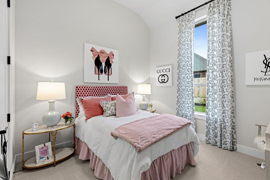 Representative Secondary Bedroom - some options shown Representative Secondary Bedroom - some options shown