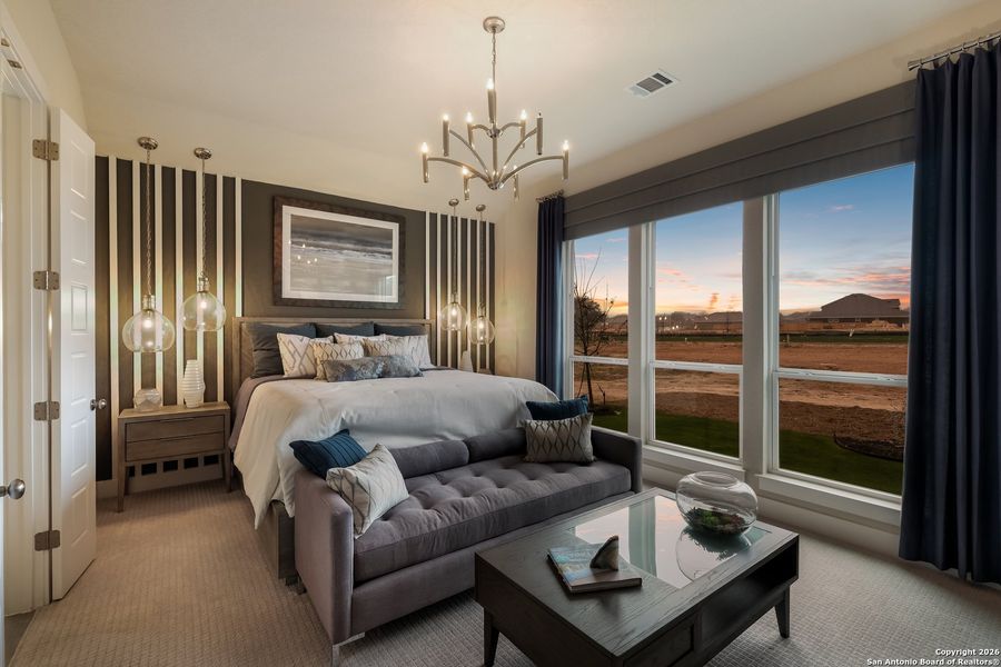 Furnished interior view inside a new home in Veramendi, New Braunfels (Image 6).
