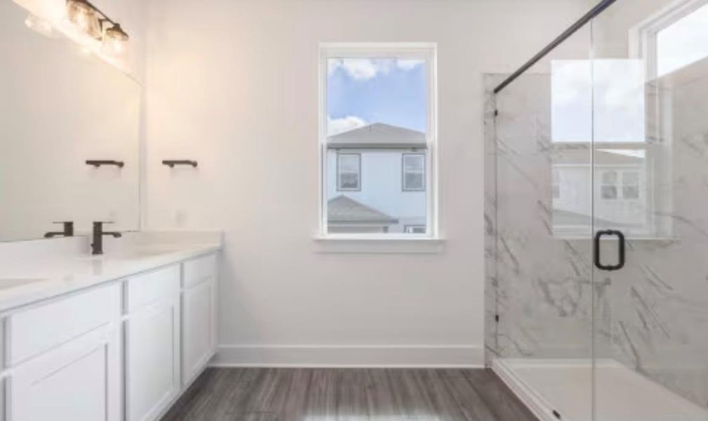 Furnished interior view inside a new home in Ryegrass Collection – Freedom at Anthem, Kyle (Image 4).