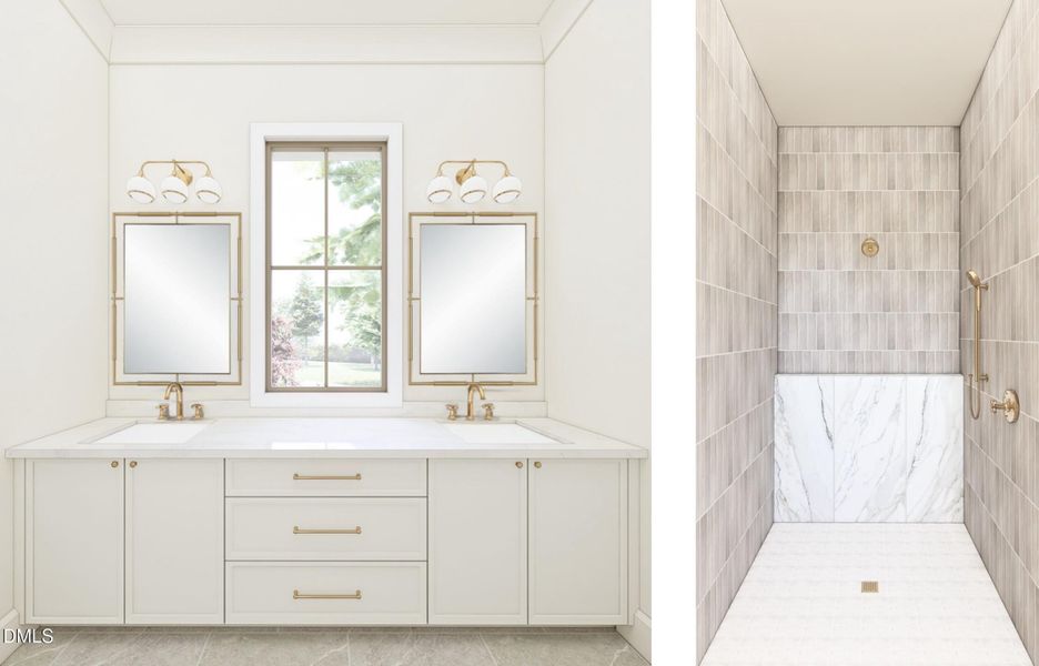 The Westbrook guest bath The Westbrook guest bath