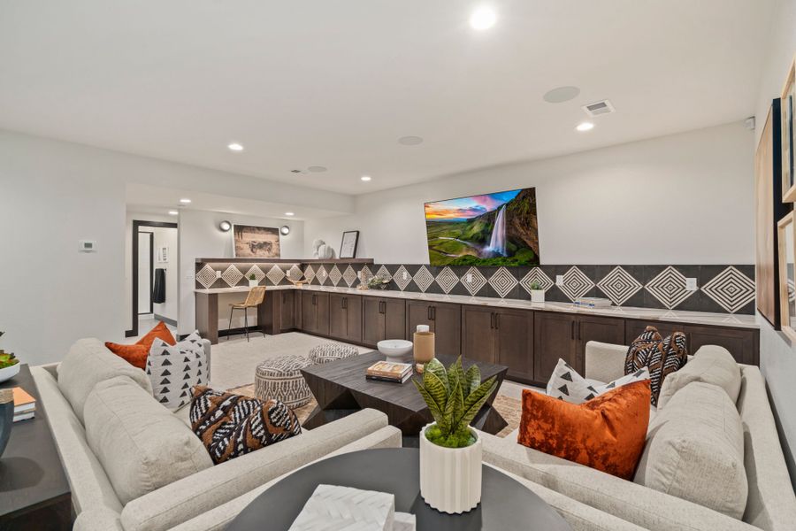 Representative furnished interior of a home built from the 1 by Trumark Homes in RainDance, Windsor (Image 29).