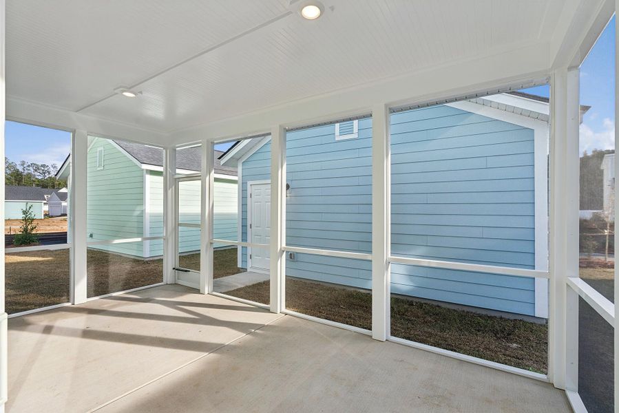 Exterior details and patio area of a home in Nexton - Midtown - The Park Collection, Summerville (Image 4). Exterior details and patio area of a home in Nexton - Midtown - The Park Collection, Summerville (Image 4).