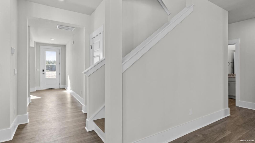 Spacious, unfurnished interior of a new home in The Haven at Indigo Preserve, Leland (Image 19).