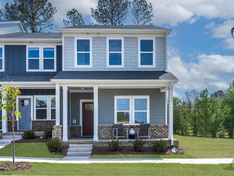 Welcome to the Lakewood model at Cadence Meadows Townes in Zebulon, NC.