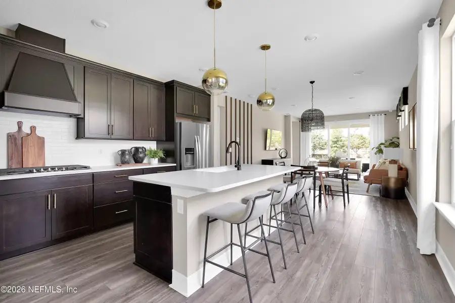 Furnished interior view inside a new home in , Yulee (Image 7).