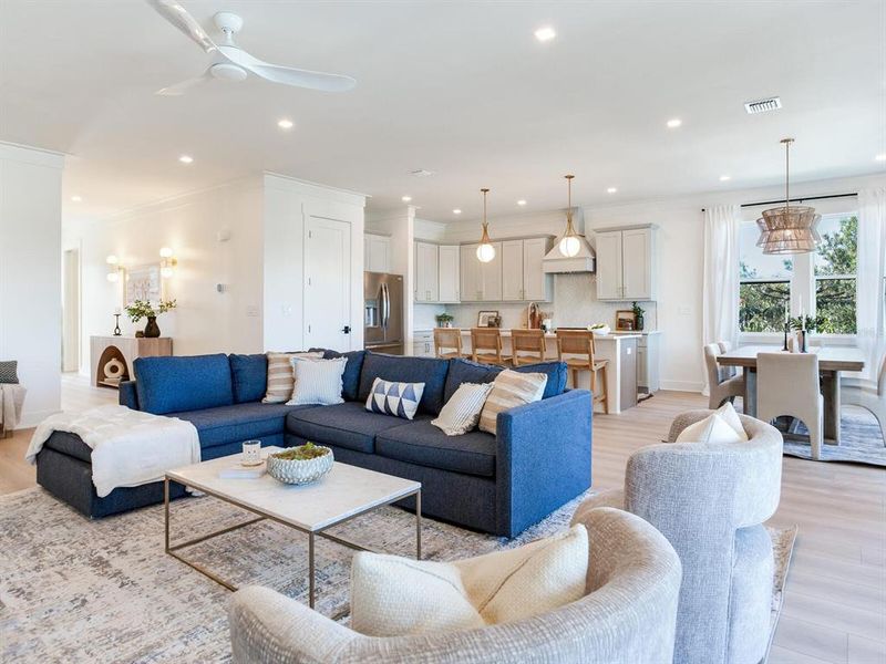 Furnished interior view inside a new home in , North Redington Beach (Image 8).