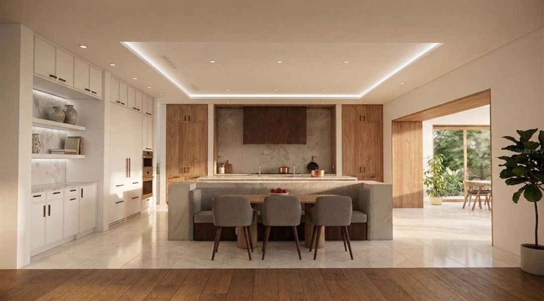 Furnished interior view inside a new home in , Longboat Key (Image 26).