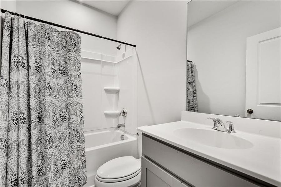 Furnished interior view inside a new home in Waverly at Buice Lake, Acworth (Image 13). Furnished interior view inside a new home in Waverly at Buice Lake, Acworth (Image 13).